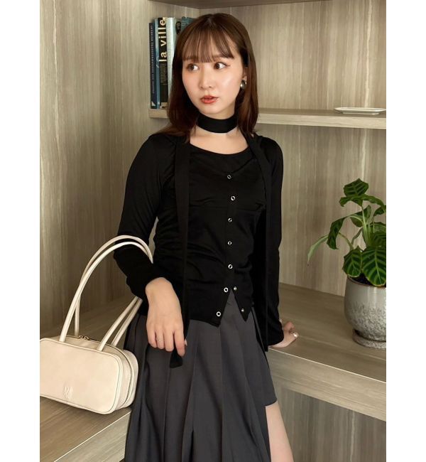 dazzlin「レイヤードデザインカットソー」|Tシャツ・カットソー|