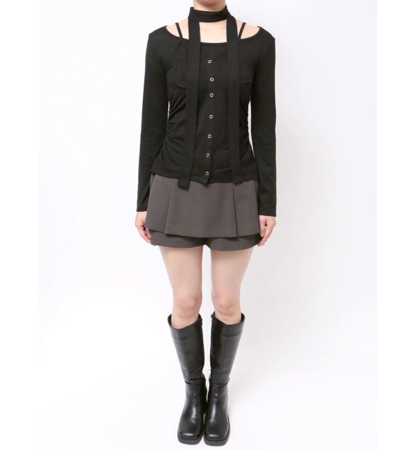 dazzlin「レイヤードデザインカットソー」|Tシャツ・カットソー|