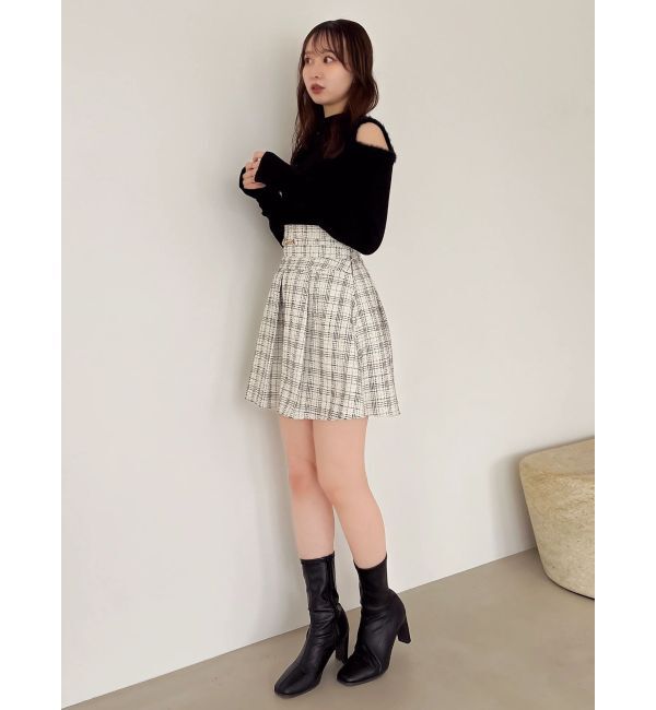 dazzlin「【20周年記念復刻！】オープンエコファースリーブニットトップス」|ニット・セーター|