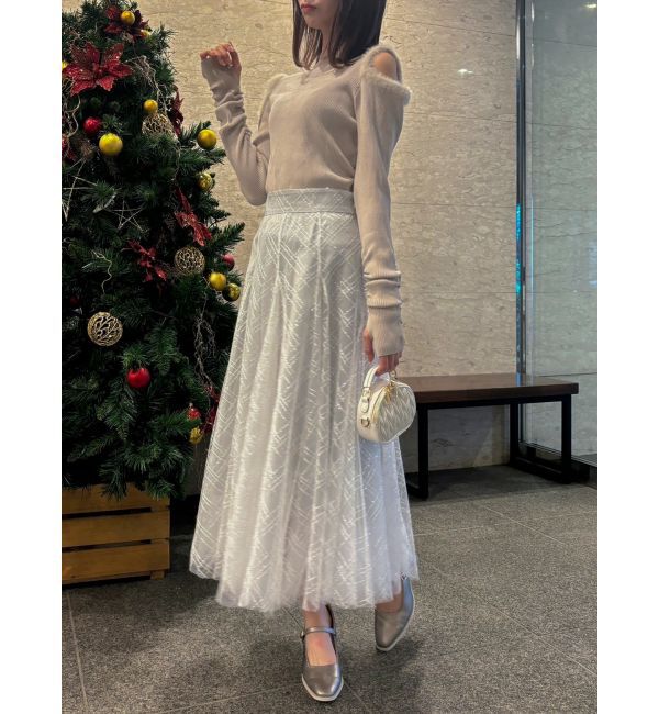 dazzlin「【20周年記念復刻！】オープンエコファースリーブニットトップス」|ニット・セーター|