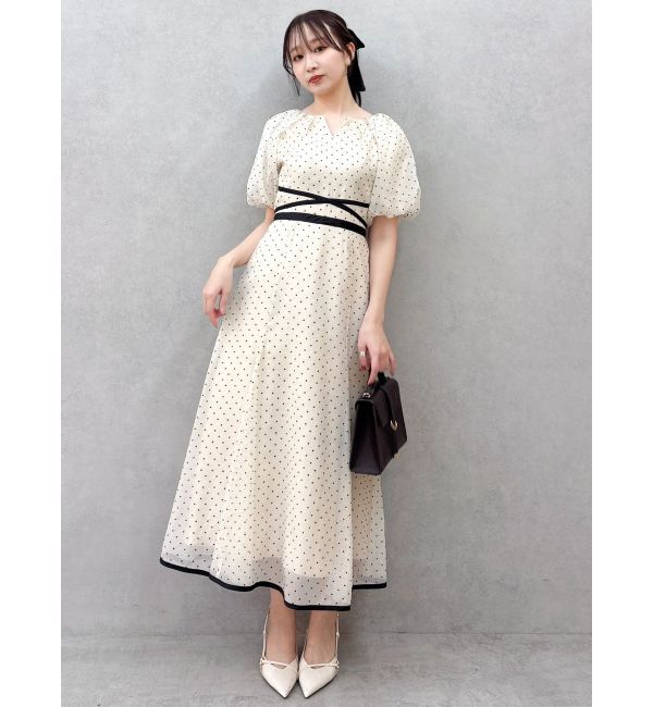 dazzlin「【藤井サチコラボ】バルーン袖ワンピース」|ドレス|