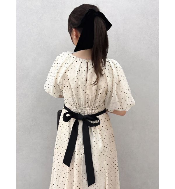 dazzlin「【藤井サチコラボ】バルーン袖ワンピース」|ドレス|