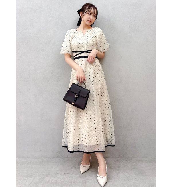 dazzlin「【藤井サチコラボ】バルーン袖ワンピース」|ドレス|