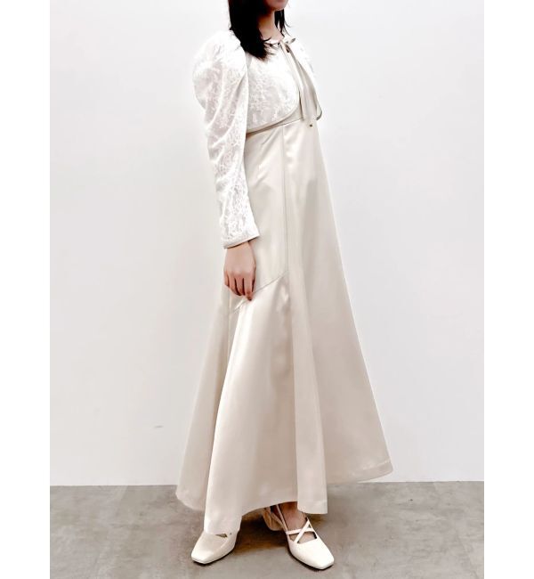 dazzlin「【藤井サチコラボ】ボレロSETサテンキャミドレス」|ワンピース|