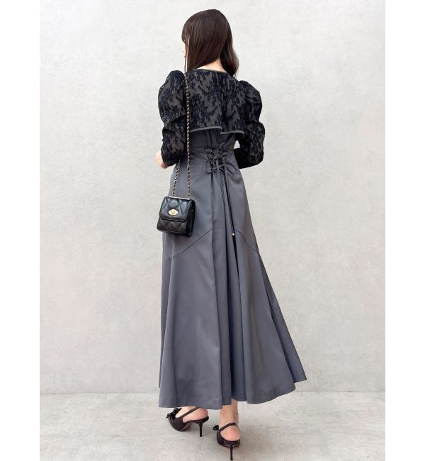 dazzlin「【藤井サチコラボ】ボレロSETサテンキャミドレス」|ワンピース|