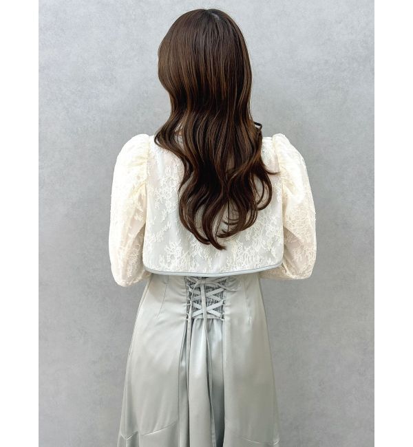 dazzlin「【藤井サチコラボ】ボレロSETサテンキャミドレス」|ワンピース|