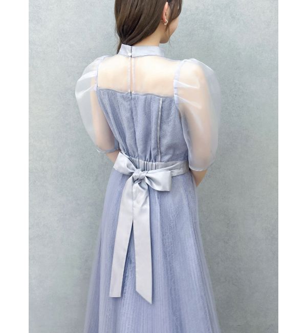 dazzlin「【藤井サチコラボ】チュールレイヤードレースドレス」|ドレス|