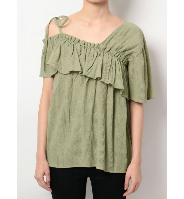 EMODA「アシンメトリーオフショルダートップ」|Tシャツ・カットソー|