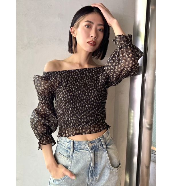 EMODA「2WAYシアーシャーリングトップ」|Tシャツ・カットソー|