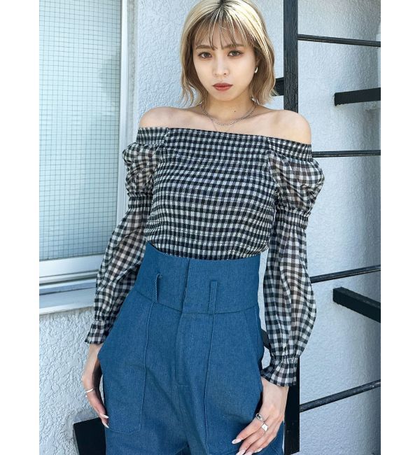 EMODA「2WAYシアーシャーリングトップ」|Tシャツ・カットソー|ライトミックス