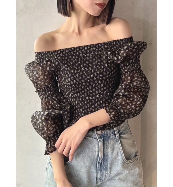 EMODA「2WAYシアーシャーリングトップ」|Tシャツ・カットソー|ミックス