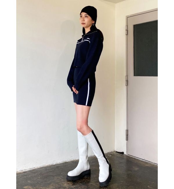 EMODA「タンクソールロングブーツ」|ロングブーツ|