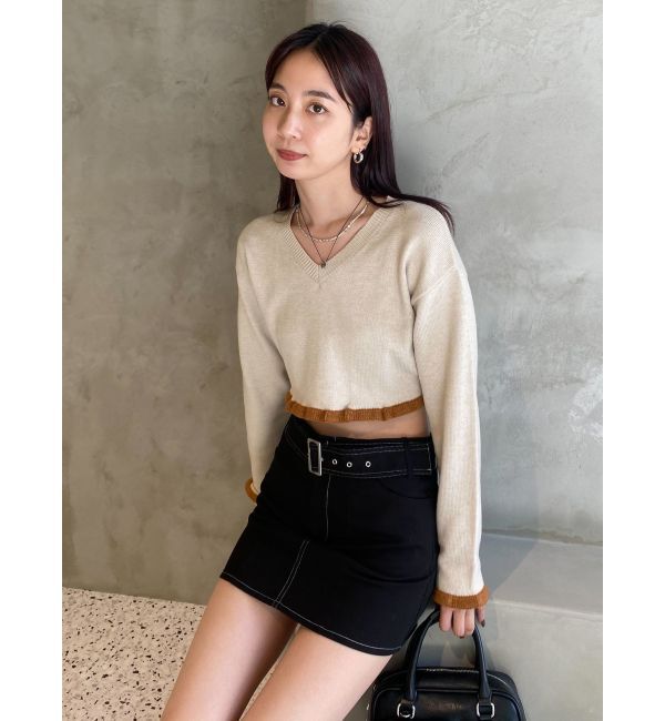 EMODA「パッチポケットミニスカート」|スカート|