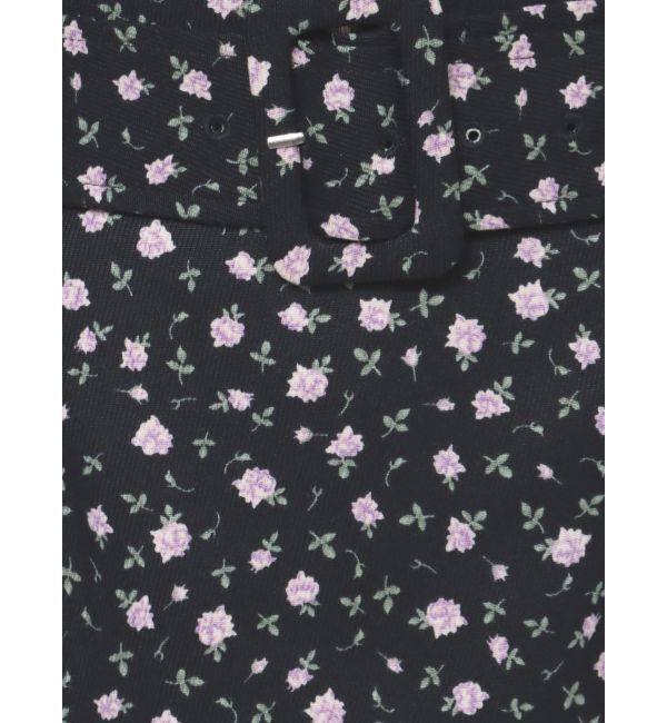 EMODA「ハイウエストベルトロングスカート」|スカート|