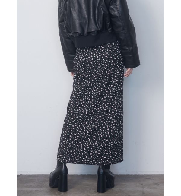 EMODA「ハイウエストベルトロングスカート」|スカート|