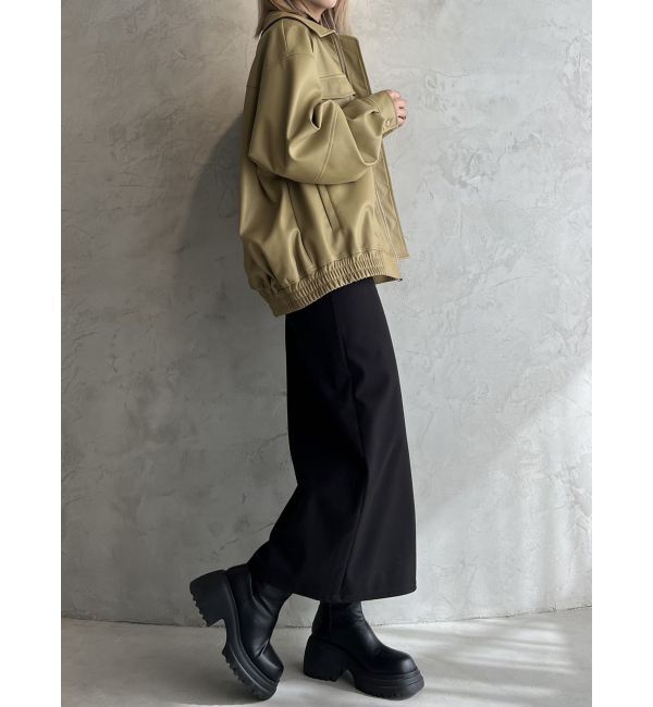 EMODA「ハイウエストベルトロングスカート」|スカート|