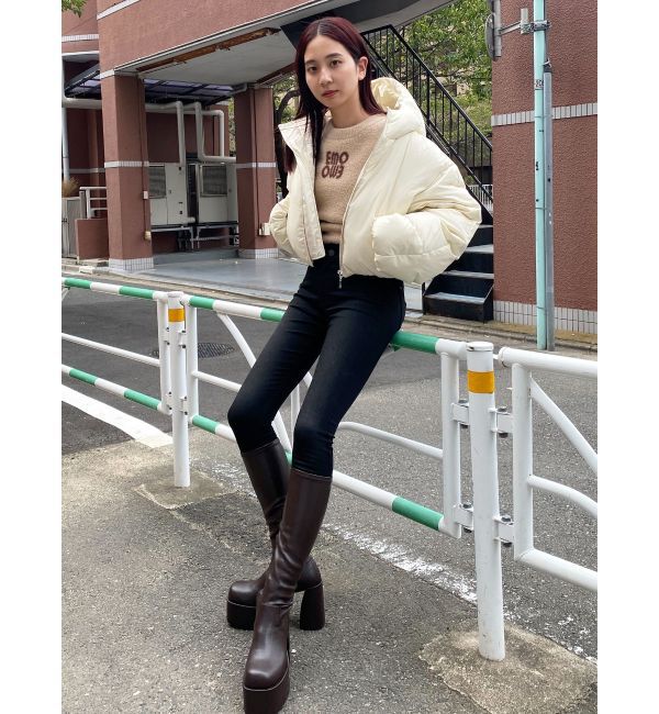 EMODA「ショートボリュームパフダウン」|ダウン|