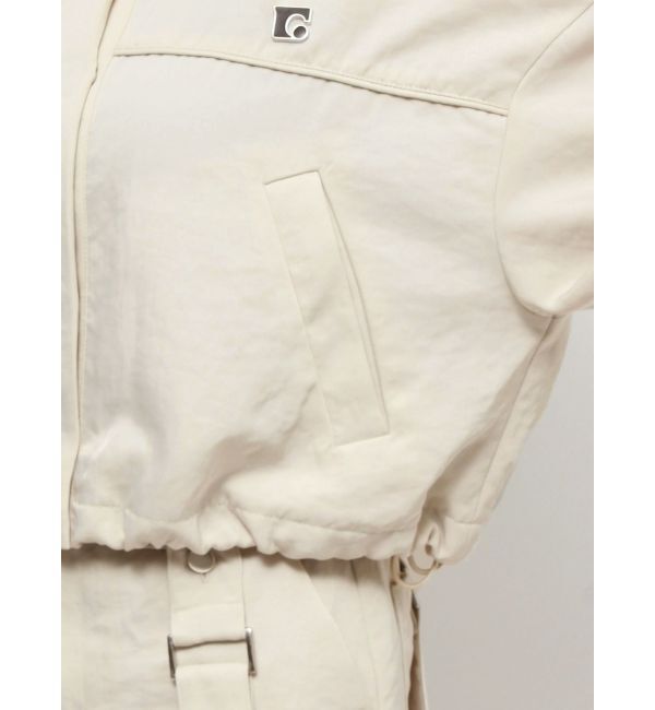 EMODA「ボックスEマークショートブルゾン」|ブルゾン・スタジャン|