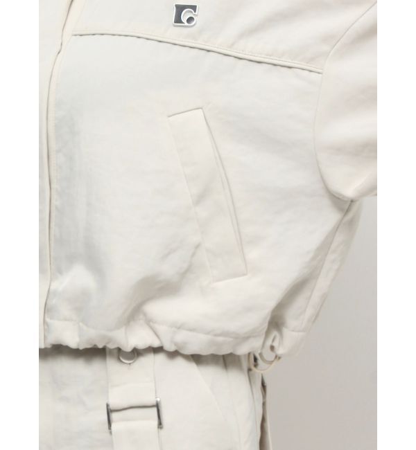 EMODA「ボックスEマークショートブルゾン」|ブルゾン・スタジャン|