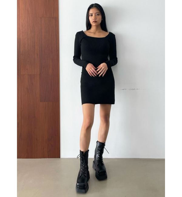 EMODA「クロシェニットワンピース」|ワンピース|