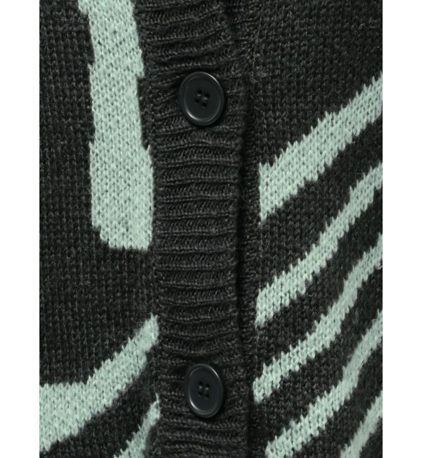 EMODA「ツートーンゼブラカーディガン」|カーディガン|