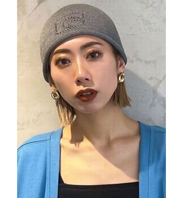 EMODA「コンパクトロゴビーニー」|ニット帽|
