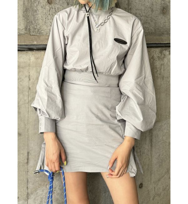 EMODA「ナイロンパフミニワンピース」|ワンピース|