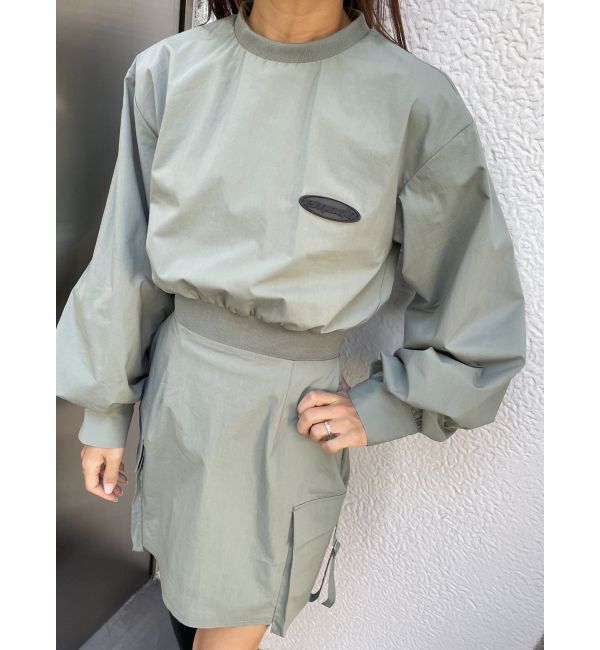 EMODA「ナイロンパフミニワンピース」|ワンピース|