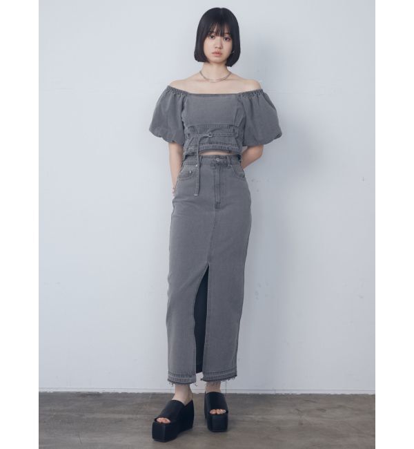 EMODA「デニムオフショルダートップ」|Tシャツ・カットソー|