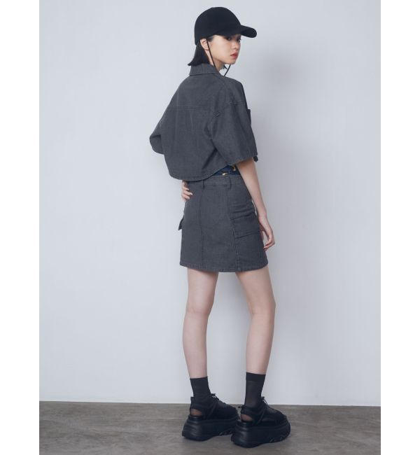 EMODA「ハングベルトデニムスカート」|スカート|