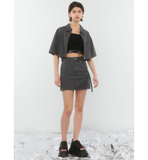 EMODA「ハングベルトデニムスカート」|スカート|