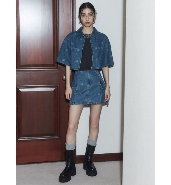 EMODA「ハングベルトデニムスカート」|スカート|