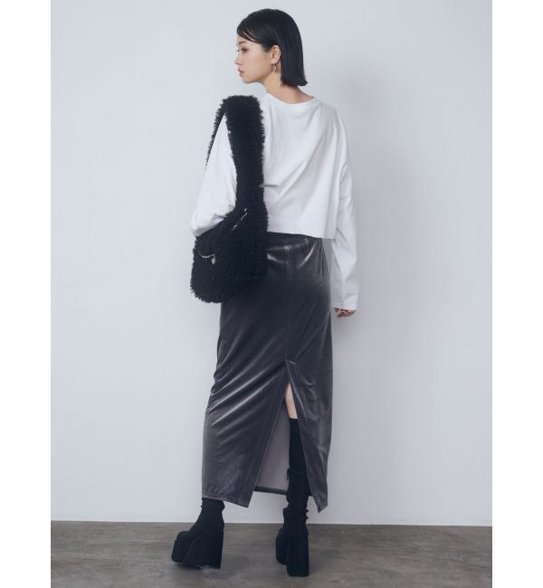 EMODA「【WEB限定】フェイクファーバルキーバッグ」|ハンドバッグ|