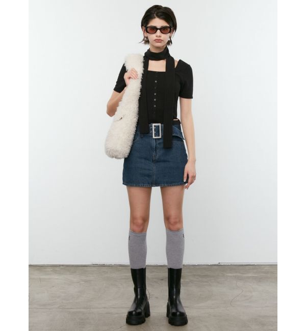 EMODA「【WEB限定】フェイクファーバルキーバッグ」|ハンドバッグ|