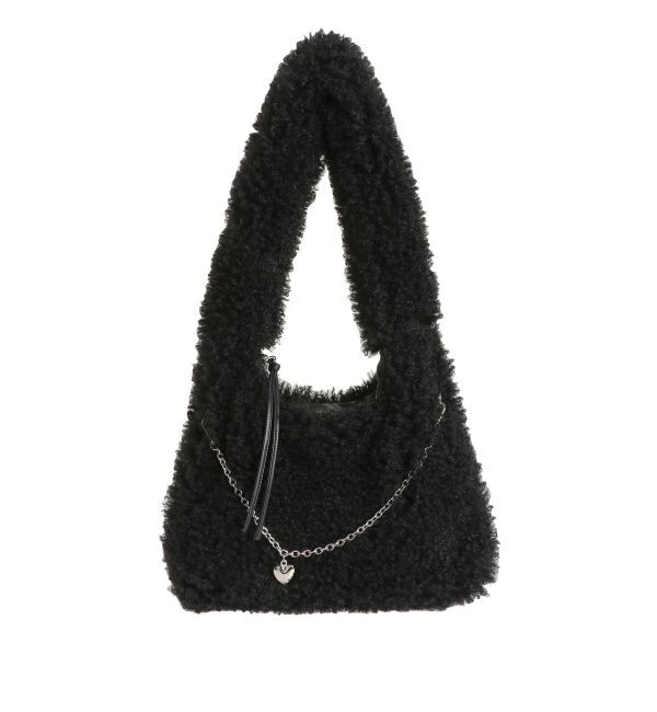 EMODA「【WEB限定】フェイクファーバルキーバッグ」|ハンドバッグ|