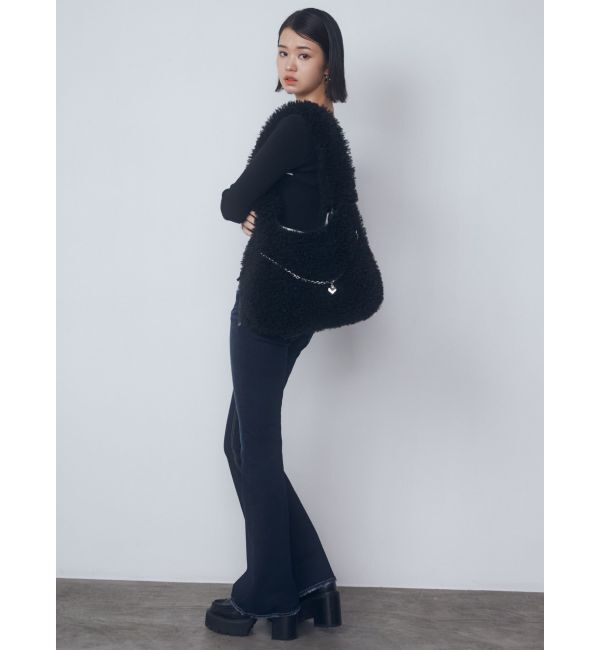 EMODA「【WEB限定】フェイクファーバルキーバッグ」|ハンドバッグ|