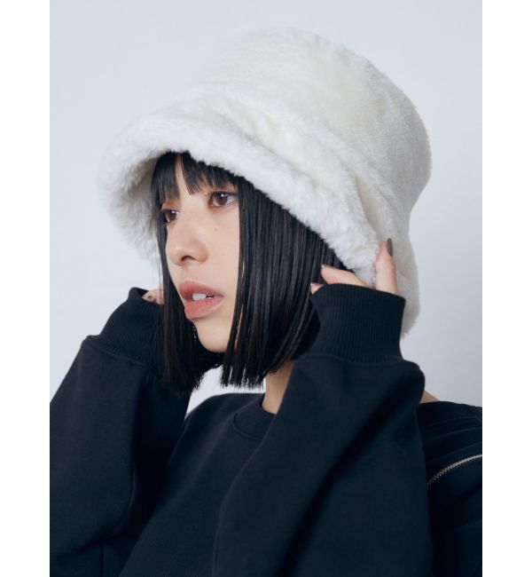 EMODA「ボリュームフェイクファーハット」|ハット|