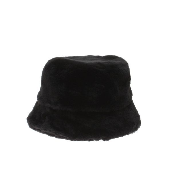 EMODA「ボリュームフェイクファーハット」|ハット|ブラック