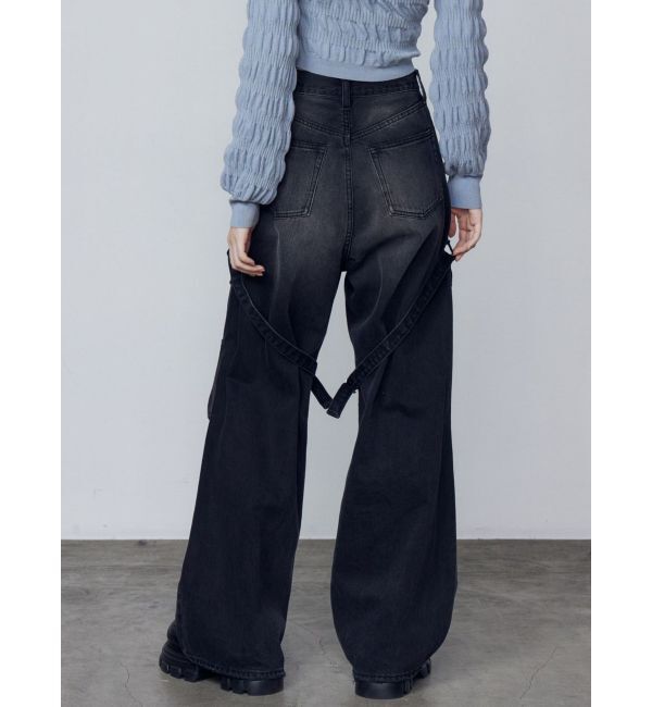 EMODA「カーゴベルトルーズジーンズ」|デニム|