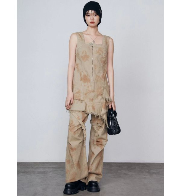 EMODA「カーゴベルトルーズジーンズ」|デニム|