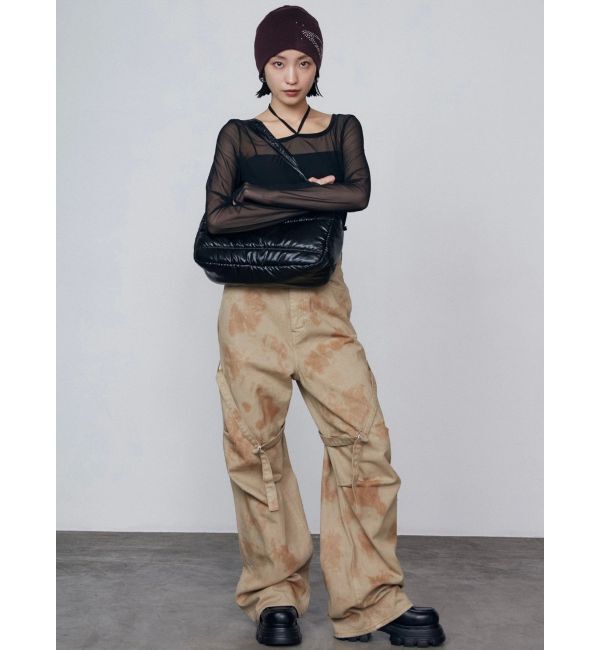 EMODA「カーゴベルトルーズジーンズ」|デニム|