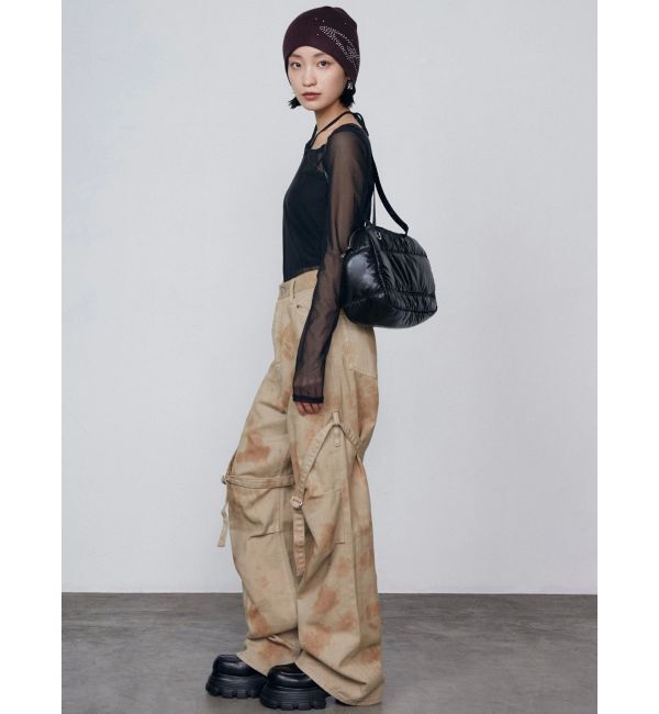 EMODA「カーゴベルトルーズジーンズ」|デニム|