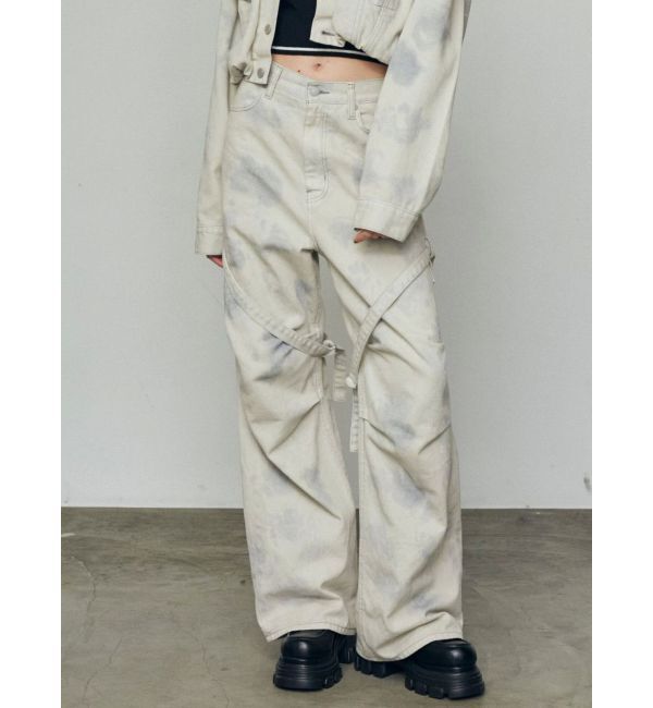 EMODA「カーゴベルトルーズジーンズ」|デニム|