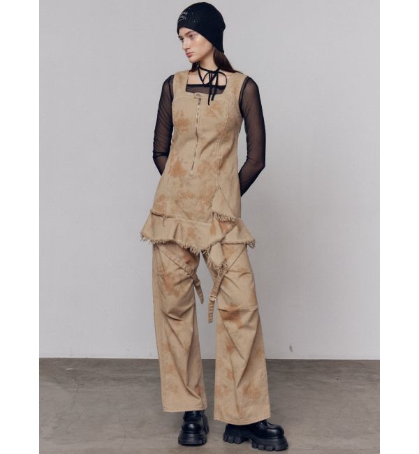 EMODA「カーゴベルトルーズジーンズ」|デニム|