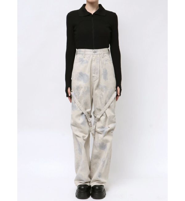 EMODA「カーゴベルトルーズジーンズ」|デニム|