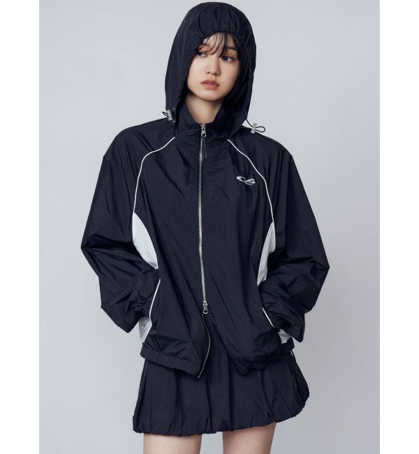 EMODA「ナイロンジップアップブルゾン」|ブルゾン・スタジャン|