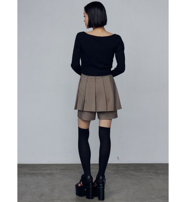 EMODA「2ピースレイヤースカートパンツ」|スカート|