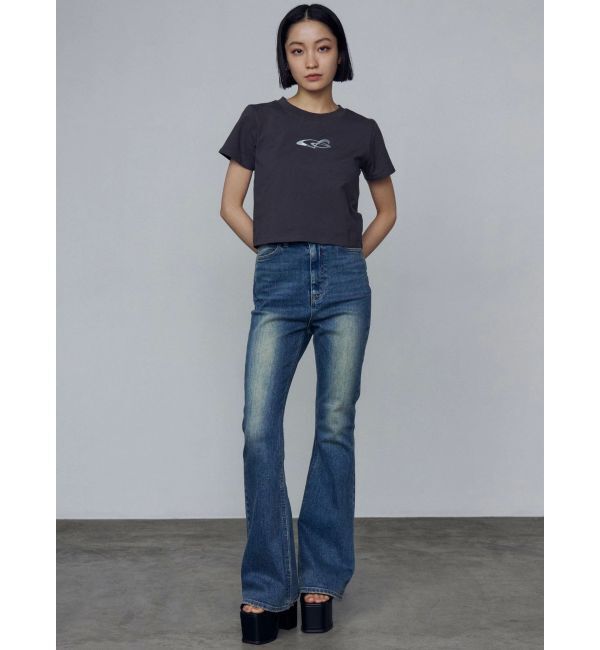 EMODA「ロゴグラデーションミニマルTシャツ」|Tシャツ・カットソー|