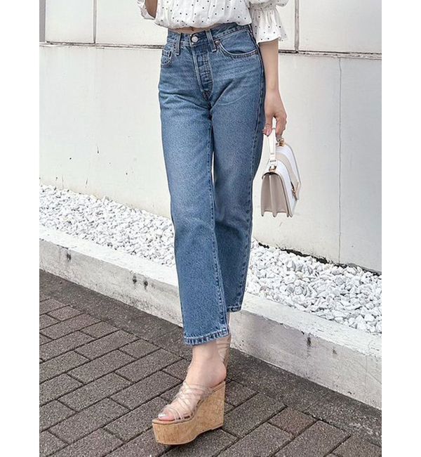 MERCURYDUO「Levis 501CROP」|デニム|ブルー