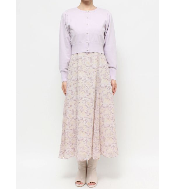 MERCURYDUO「ビジューボタンニットカーデ」|カーディガン|